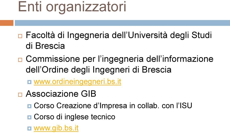 Ingegneri di Brescia www.ordineingegneri.bs.