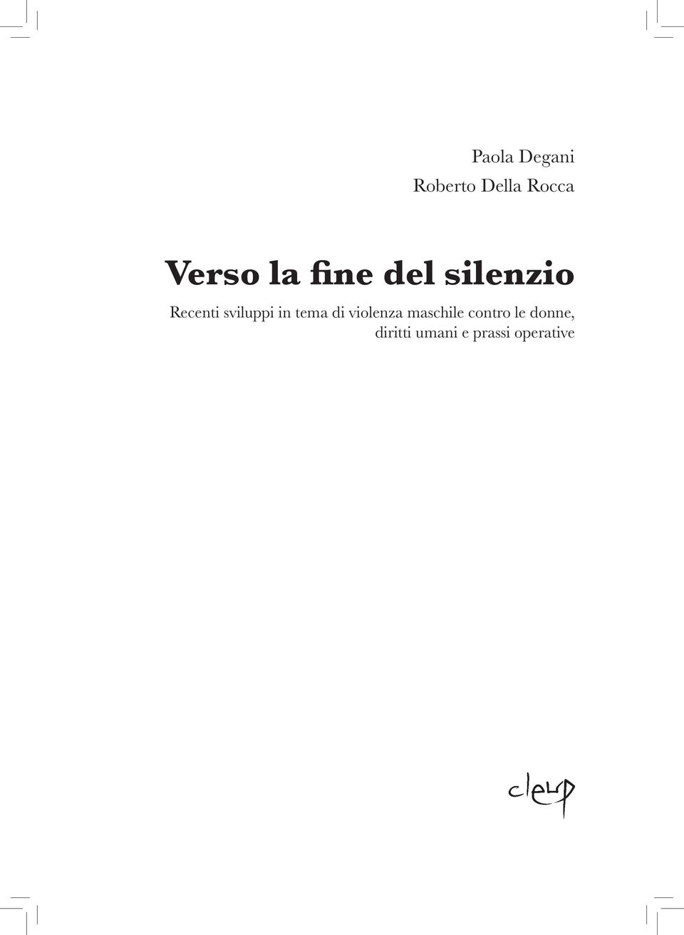 tema di violenza maschile contro le