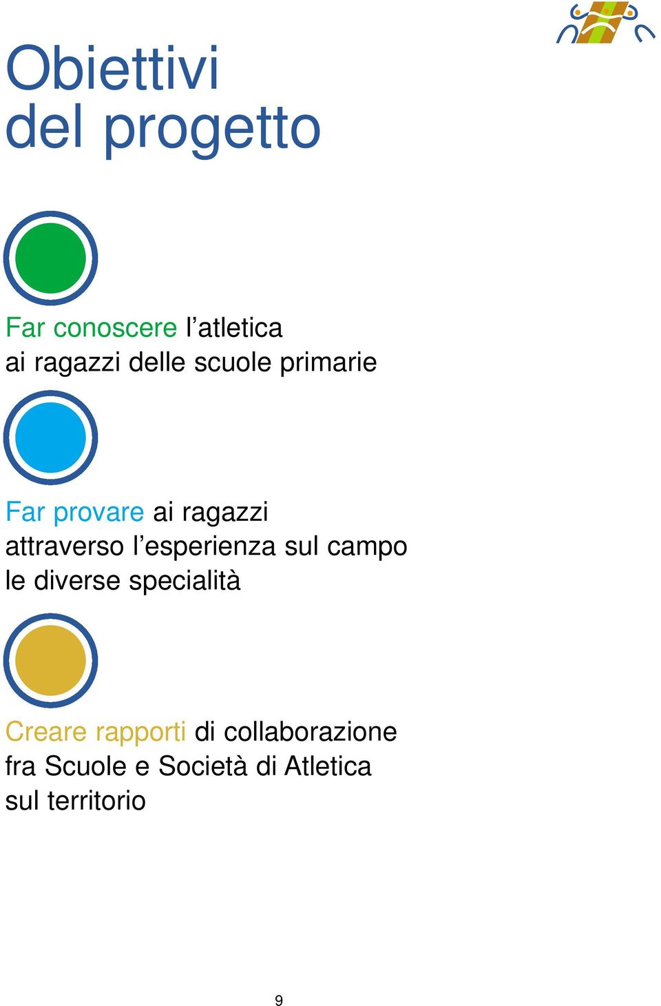 esperienza sul campo le diverse specialità Creare rapporti