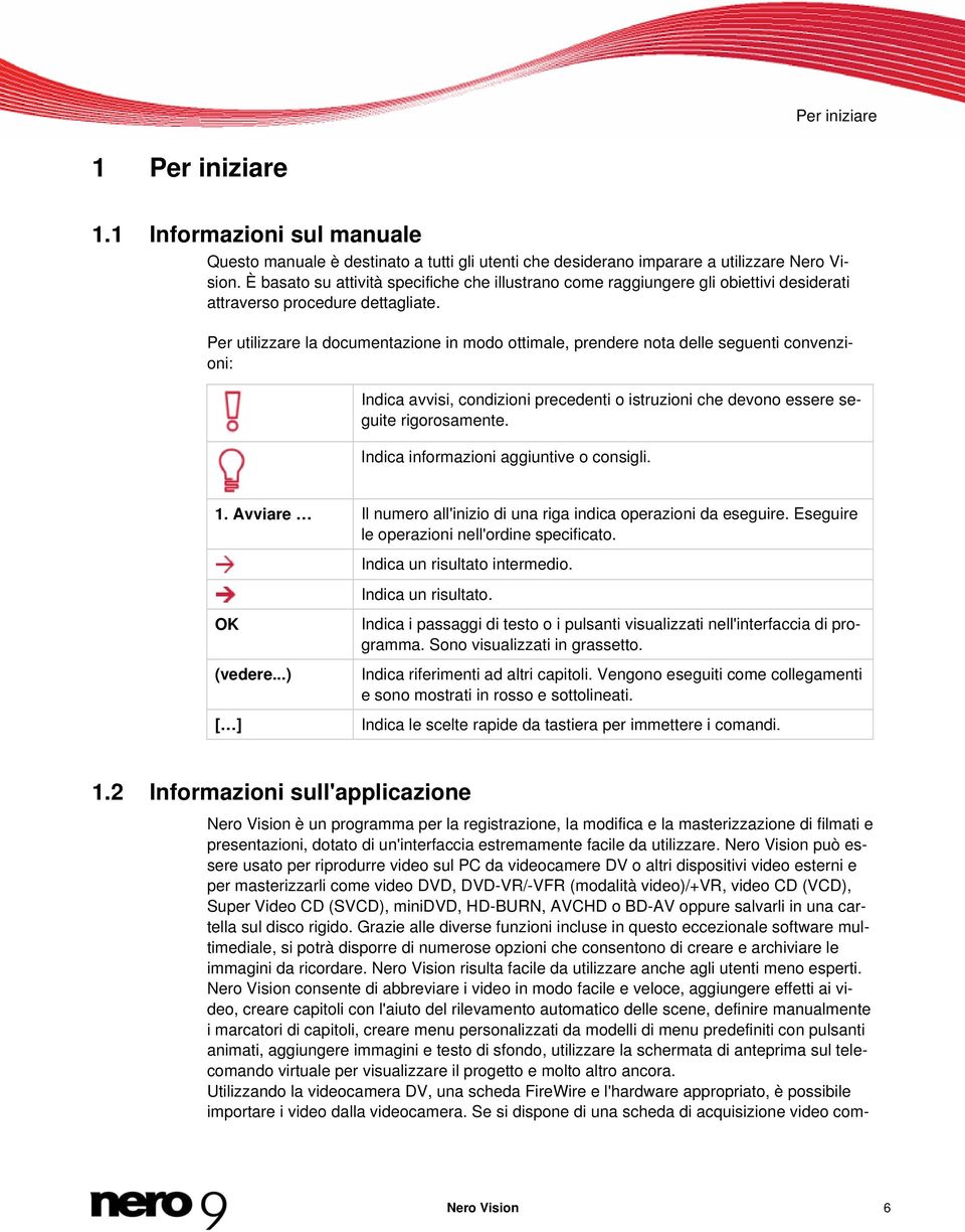 Per utilizzare la documentazione in modo ottimale, prendere nota delle seguenti convenzioni: Indica avvisi, condizioni precedenti o istruzioni che devono essere seguite rigorosamente.