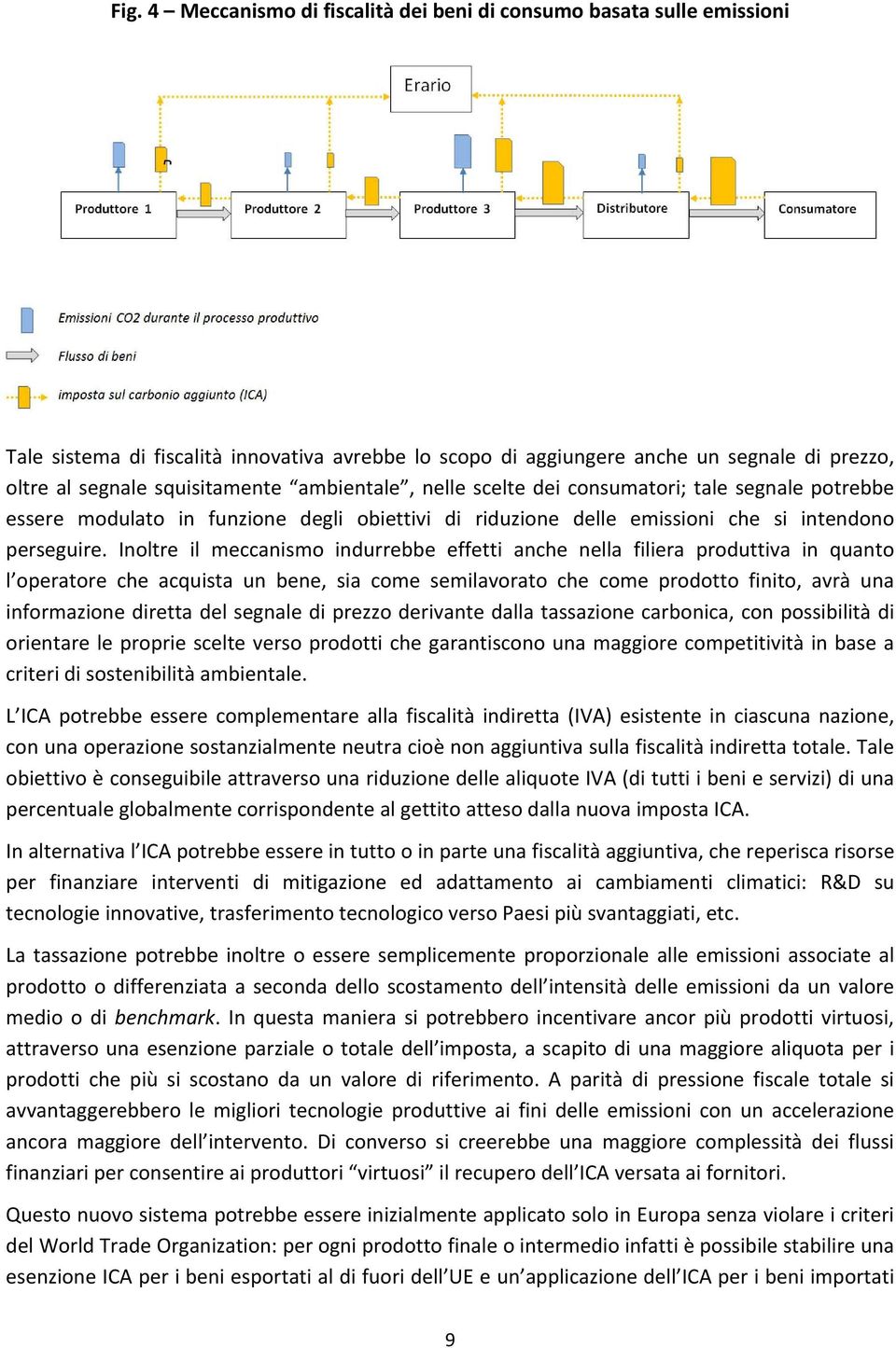 Inoltre il meccanismo indurrebbe effetti anche nella filiera produttiva in quanto l operatore che acquista un bene, sia come semilavorato che come prodotto finito, avrà una informazione diretta del