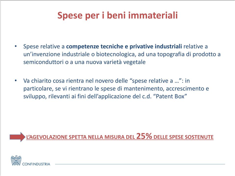 cosa rientra nel novero delle spese relative a : in particolare, se vi rientrano le spese di mantenimento, accrescimento