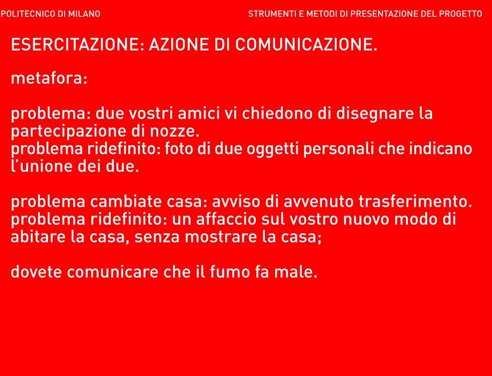 problema cambiate casa: avviso di avvenuto trasferimento.