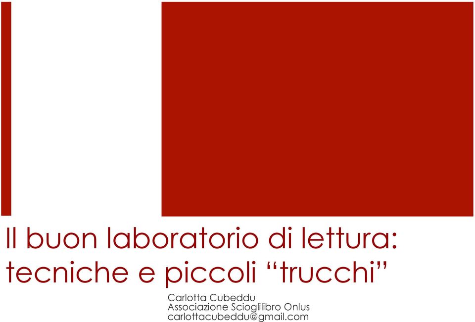 Carlotta Cubeddu Associazione