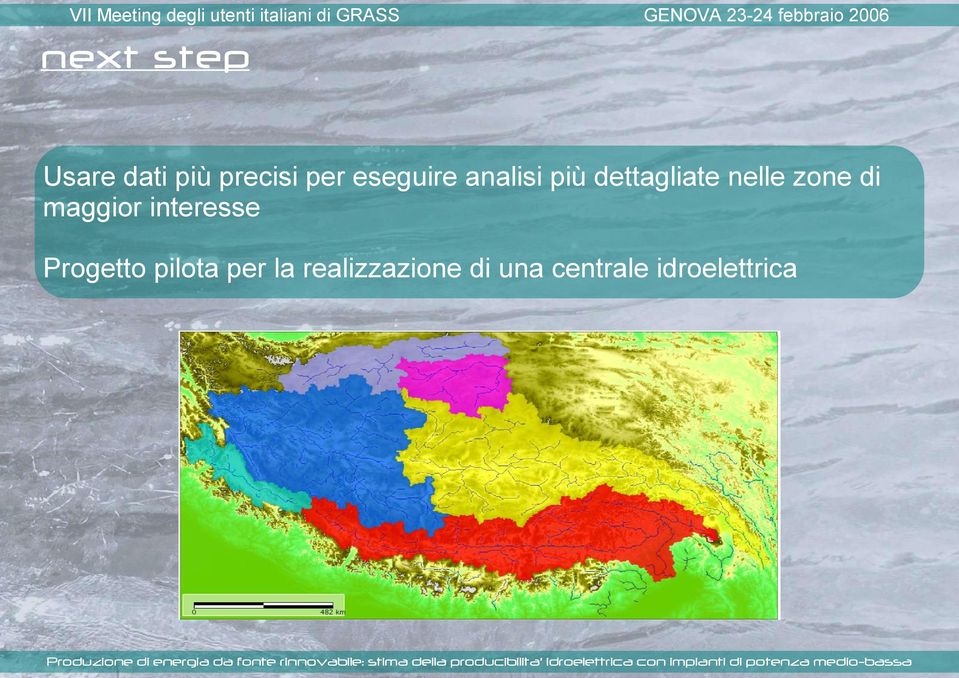 zone di maggior interesse Progetto pilota