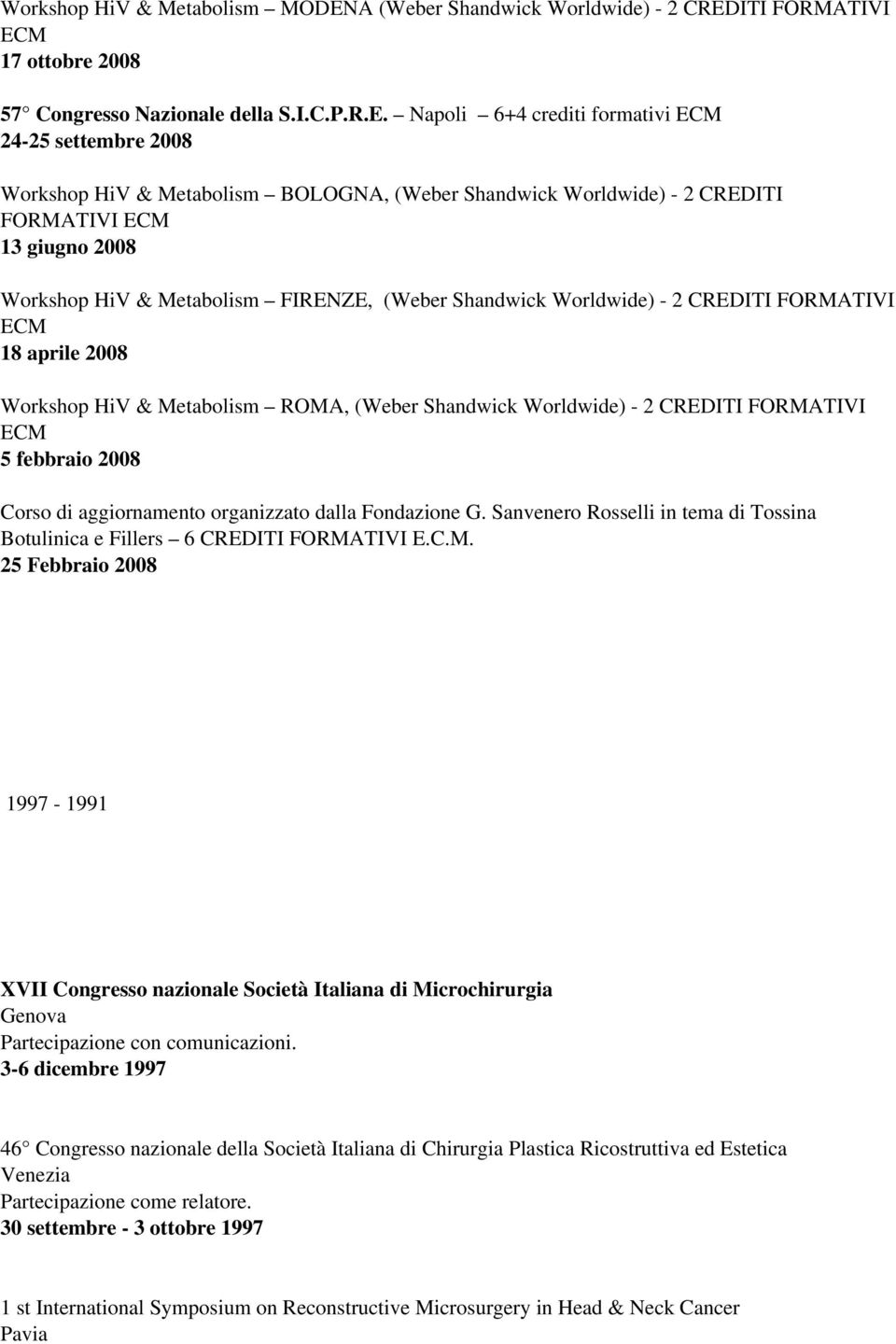 ITI FORMATIVI EC