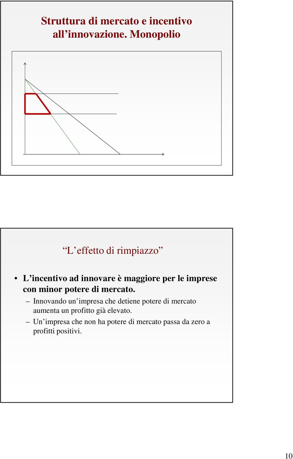 imprese con minor potere di mercato.