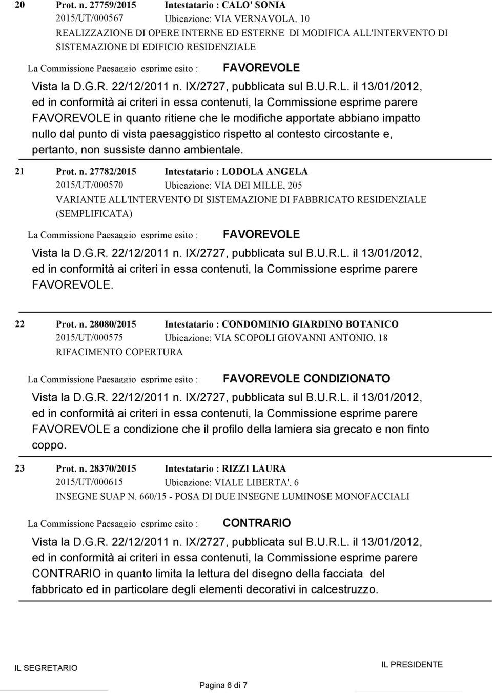 quanto ritiene che le modifiche apportate abbiano impatto nu