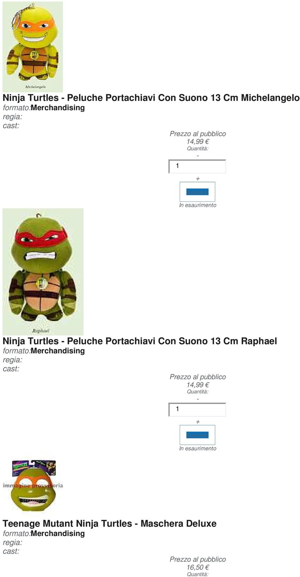 Teenage Mutant Ninja Turtles Maschera Deluxe