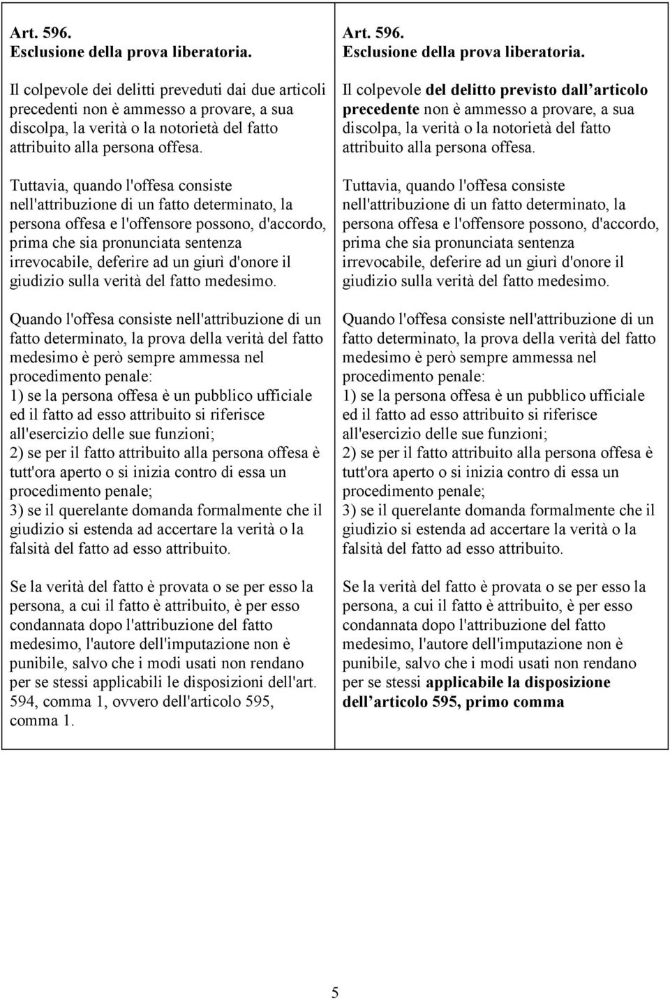 Tuttavia, quando l'offesa consiste nell'attribuzione di un fatto determinato, la persona offesa e l'offensore possono, d'accordo, prima che sia pronunciata sentenza irrevocabile, deferire ad un giurì