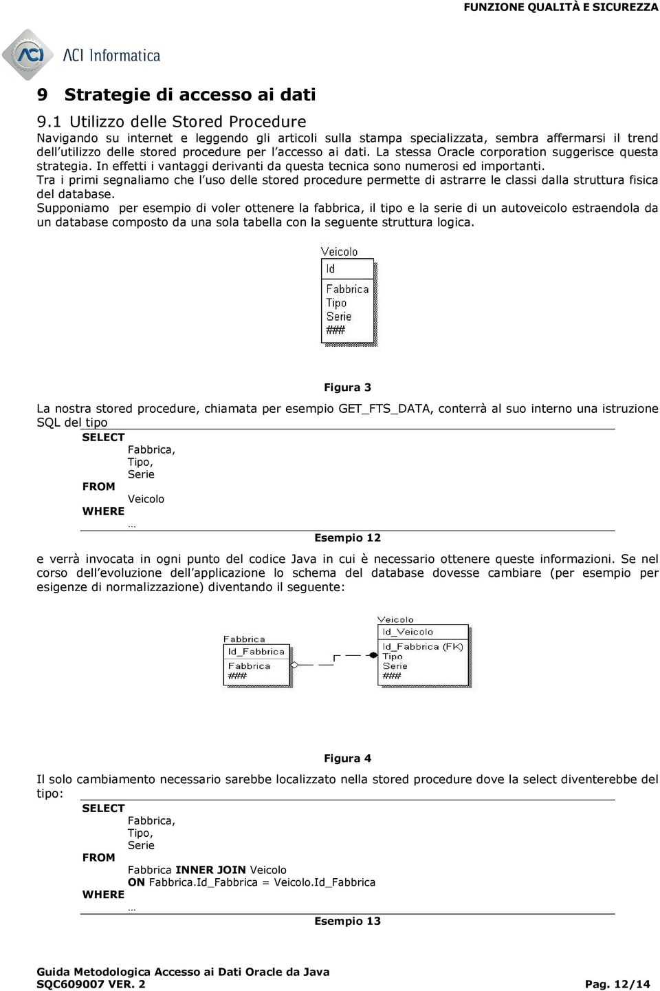 La stessa Oracle corporation suggerisce questa strategia. In effetti i vantaggi derivanti da questa tecnica sono numerosi ed importanti.