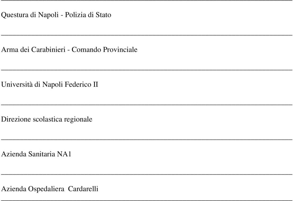 Napoli Federico II Direzione scolastica regionale
