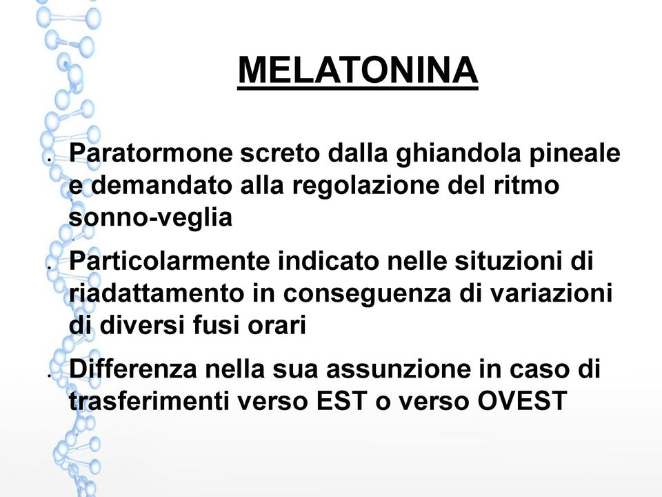 situzioni di riadattamento in conseguenza di variazioni di diversi fusi