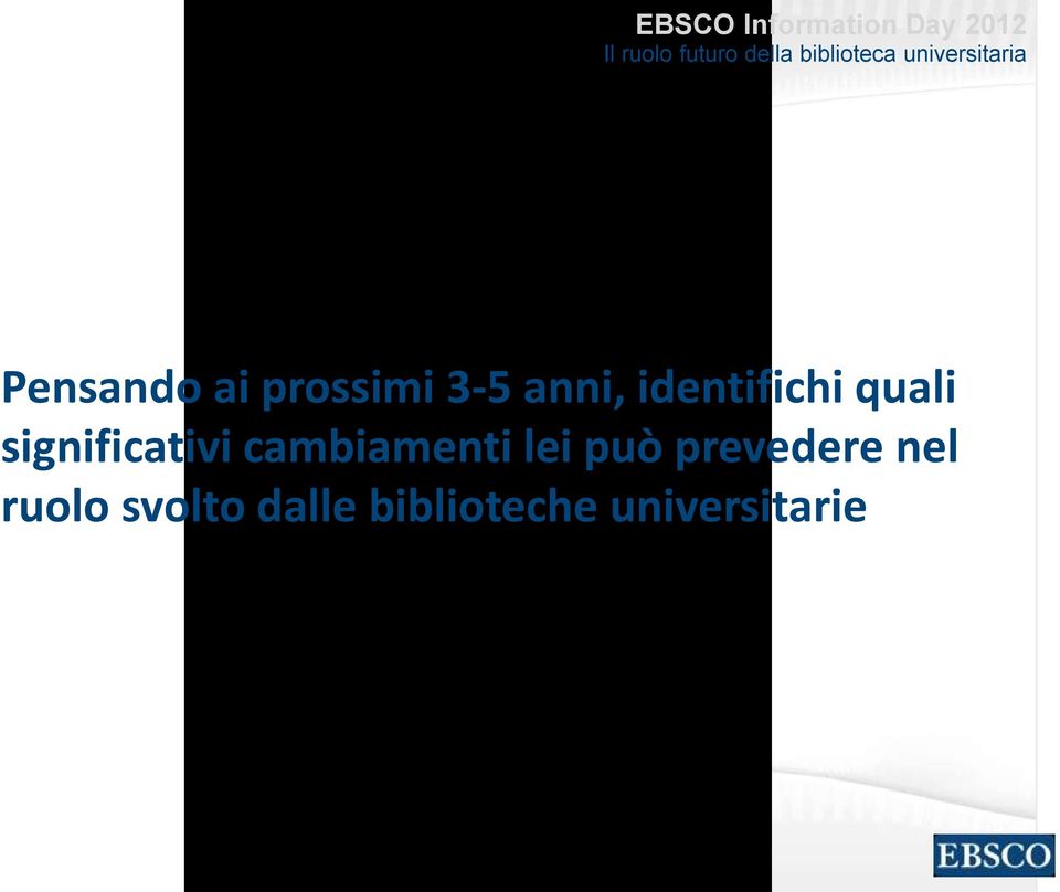 anni, identifichi quali significativi cambiamenti lei