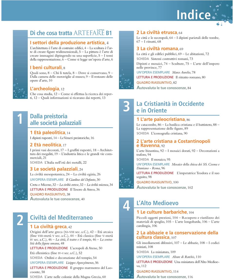 conservano, 9 Dalla camera delle meraviglie al museo, 9 Il restauro delle opere d arte, 10 L archeologia,12 Che cosa studia, 12 Come si effettua la ricerca dei reperti, 12 Quali informazioni si