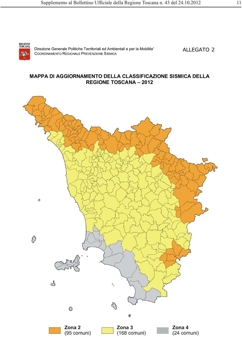 della Regione Toscana