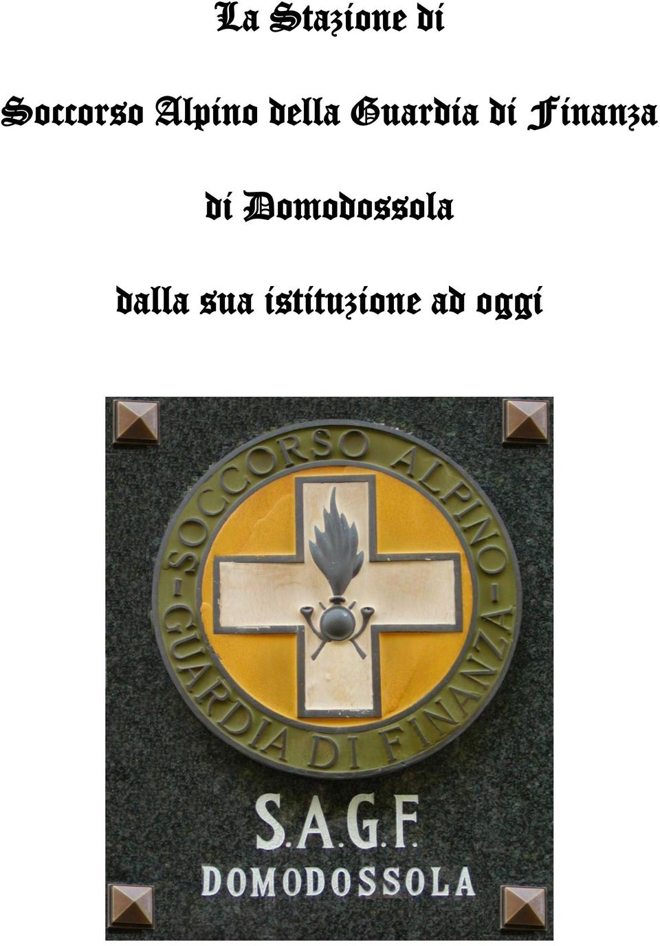 Finanza di Domodossola