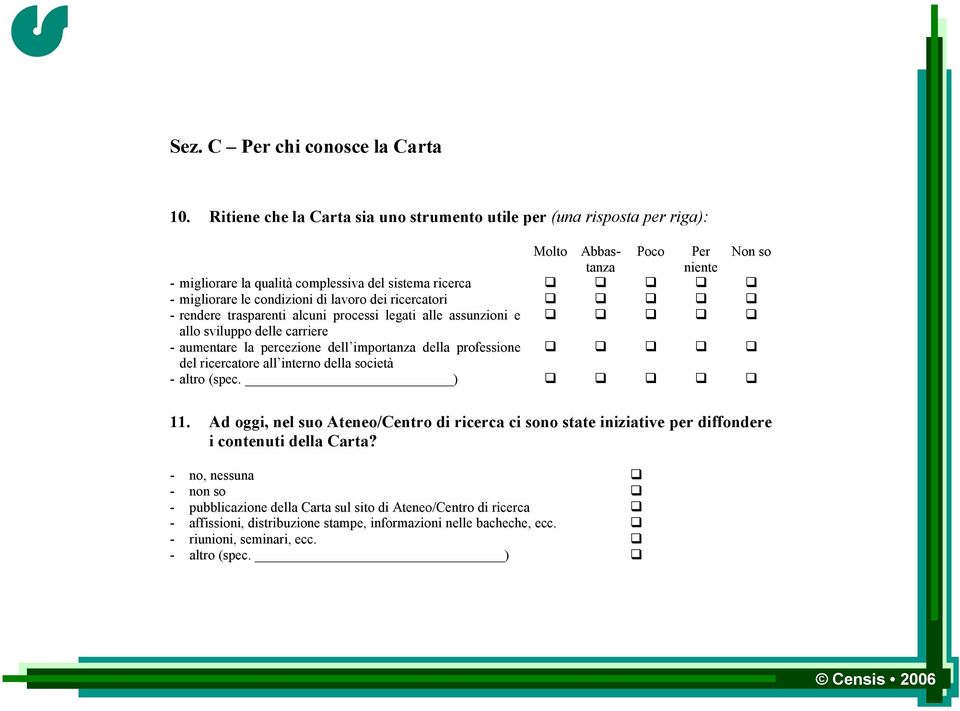 condizioni di lavoro dei ricercatori - rendere trasparenti alcuni processi legati alle assunzioni e allo sviluppo delle carriere - aumentare la percezione dell importanza della professione del