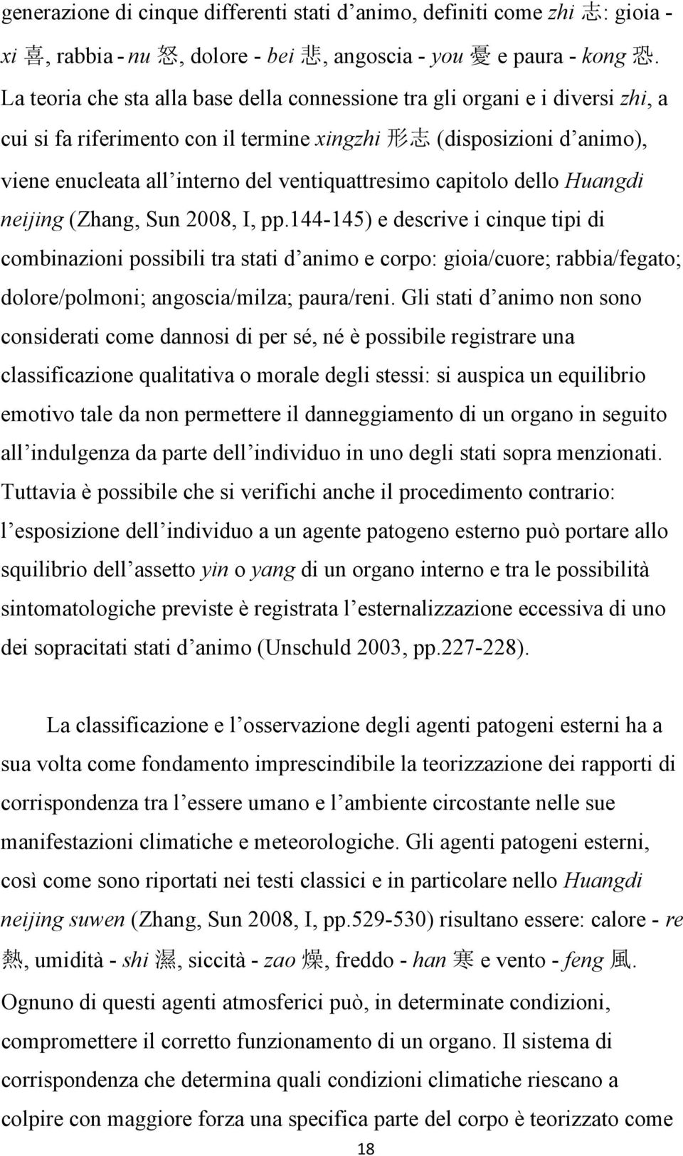 ventiquattresimo capitolo dello Huangdi neijing (Zhang, Sun 2008, I, pp.