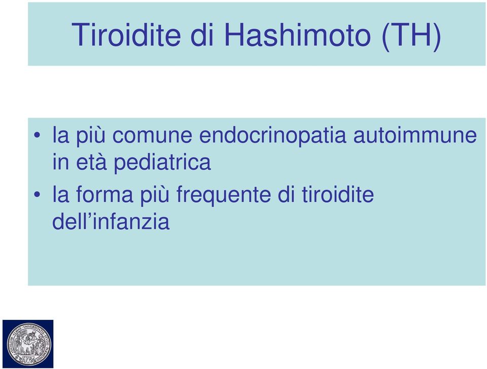 autoimmune in età pediatrica la