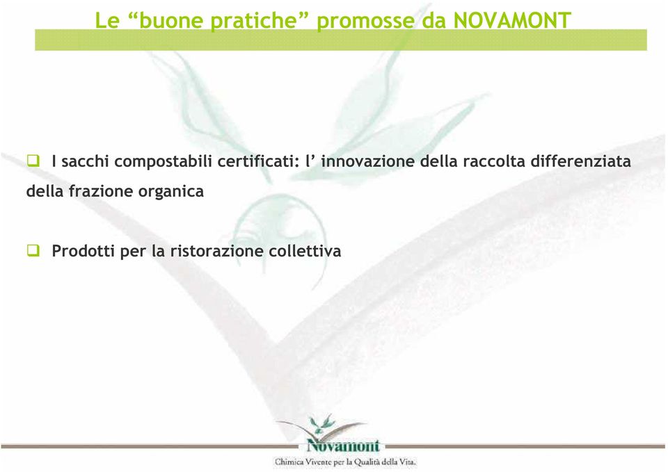 innovazione della raccolta differenziata