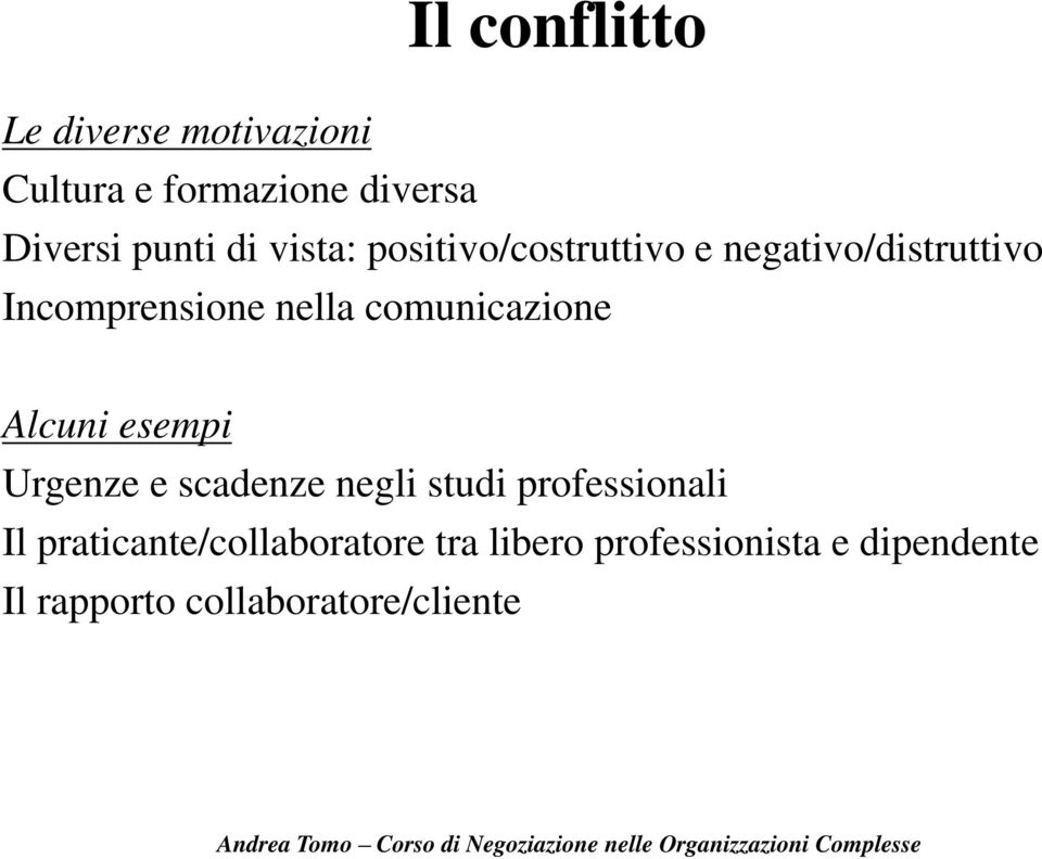 comunicazione Alcuni esempi Urgenze e scadenze negli studi professionali Il