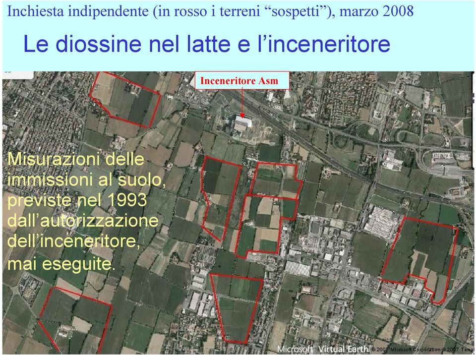 Inceneritore Asm Misurazioni delle immissioni al suolo,