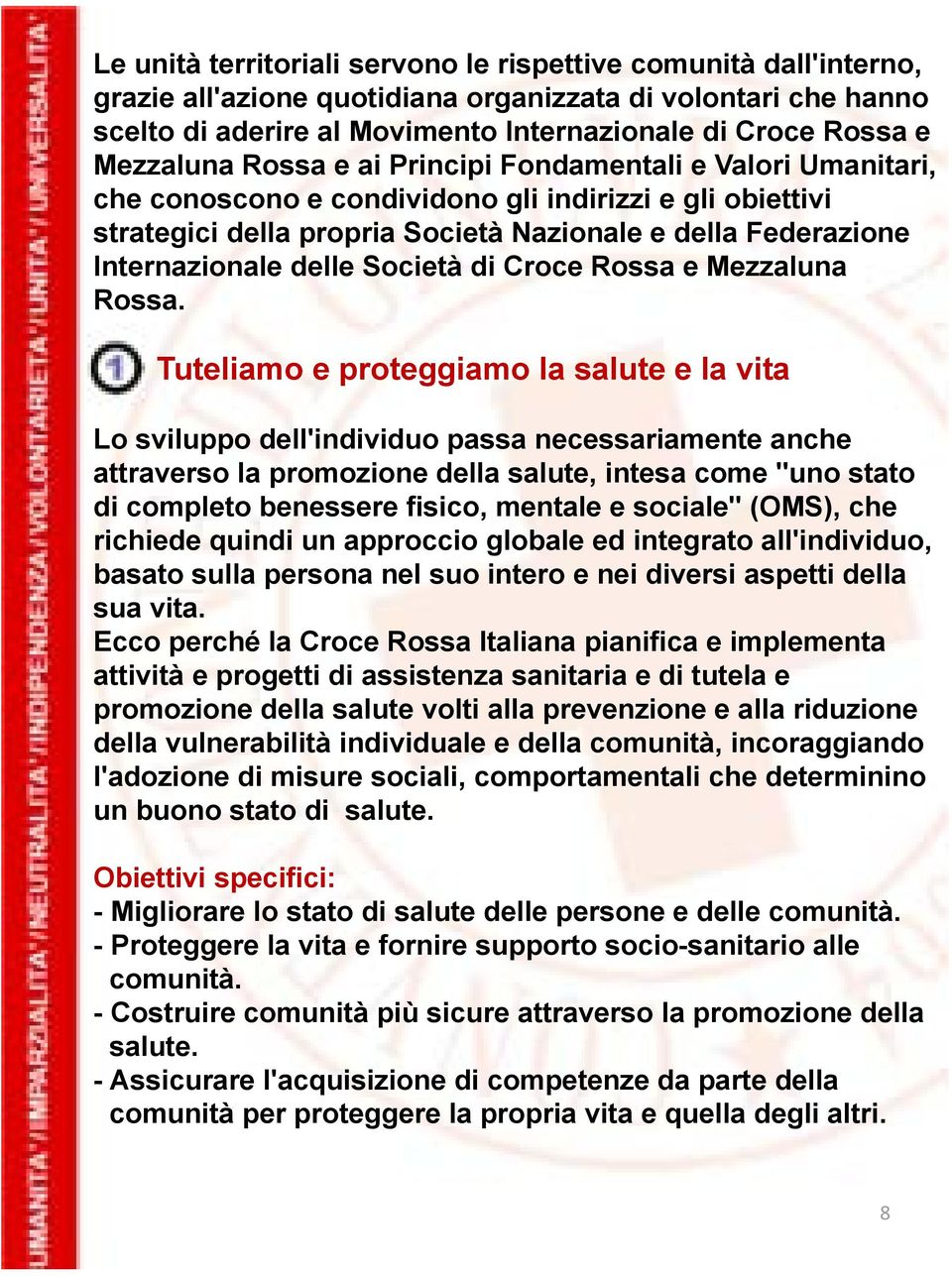 delle Società di Croce Rossa e Mezzaluna Rossa.