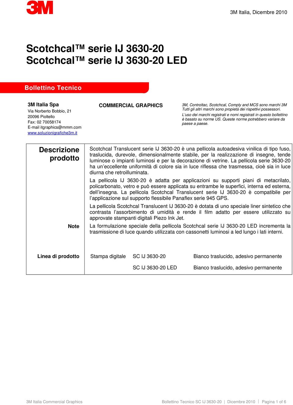 L uso dei marchi registrati e nomi registrati in questo bollettino è basato su norme US. Queste norme potrebbero variare da paese a paese.