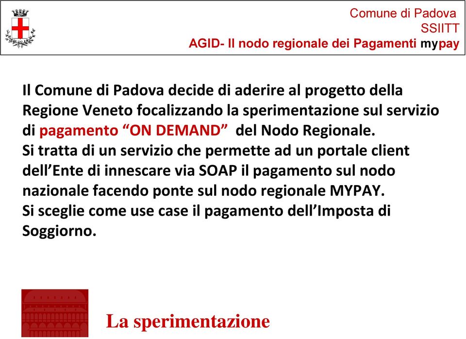 Si tratta di un servizio che permette ad un portale client dell Ente di innescare via SOAP il