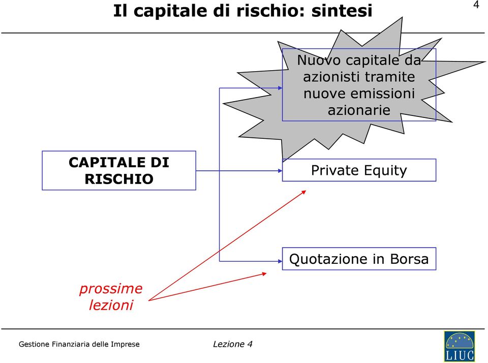 emissioni azionarie CAPITALE DI RISCHIO