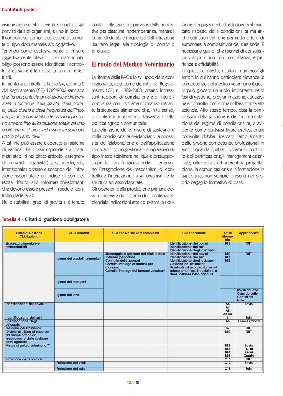 In merito ai controlli l articolo 24, comma 2 del Regolamento (CE) 1782/2003 sancisce che la percentuale di riduzione è differenziata in funzione della gravità, della portata, della durata e della