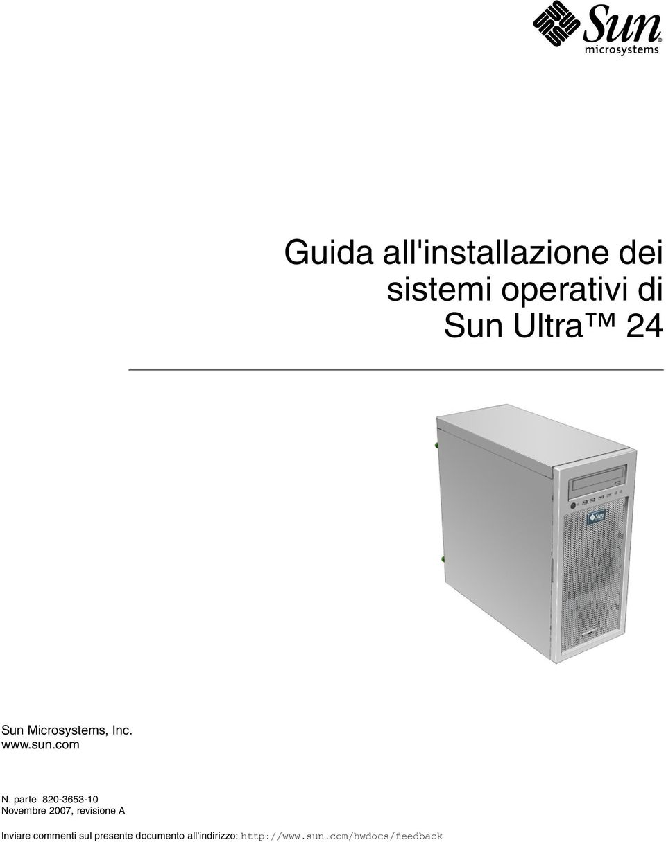 parte 820-3653-10 Novembre 2007, revisione A Inviare