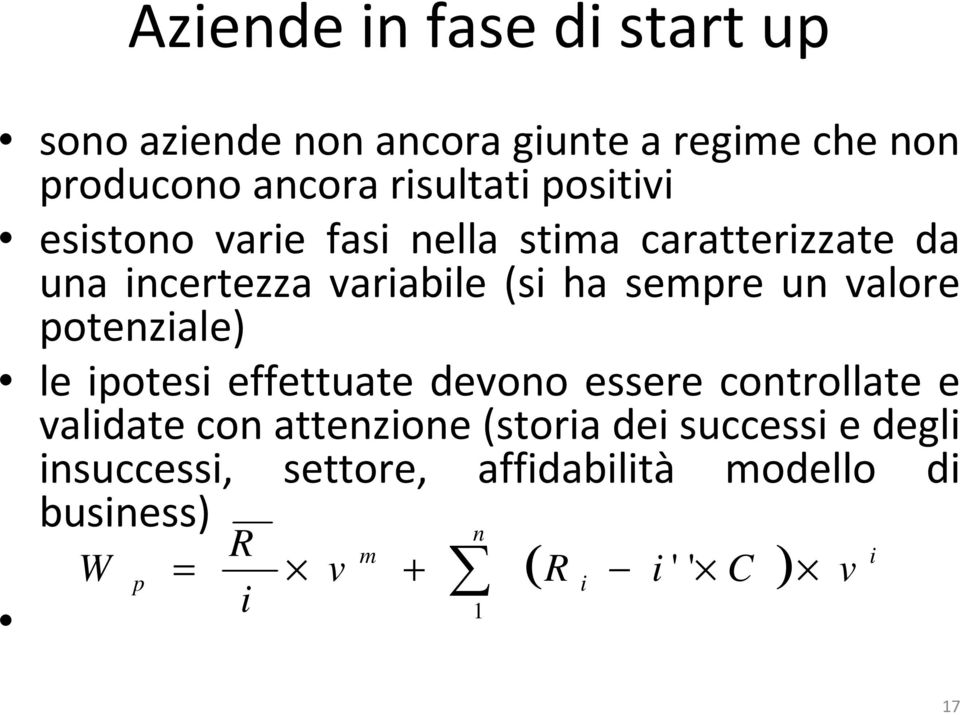 alore potezale) le potes effettuate deoo essere cotrollate e aldate co attezoe