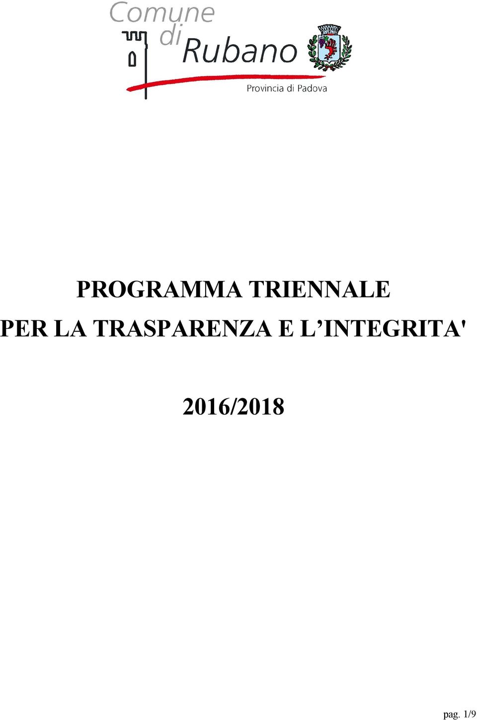 TRASPARENZA E L