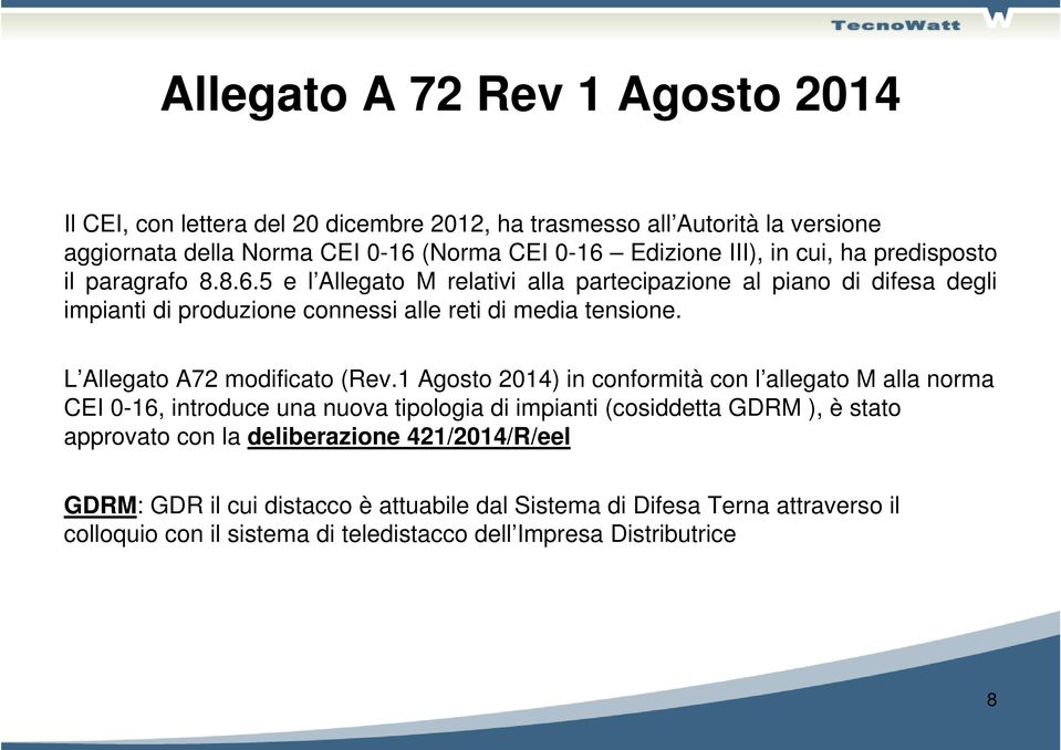 L Allegato A72 modificato (Rev.