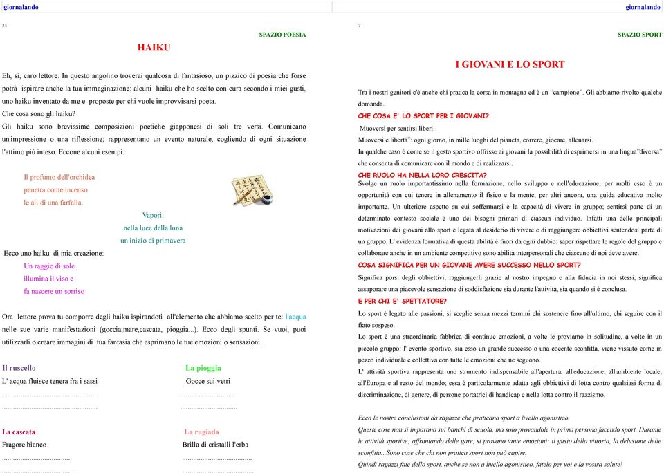 Ecc cu m: I quch c è cm g ff g bà d m u gu d ch c d cmuc c md d zz. CHE RUOLO HA NELLA LORO CRESCITA? I fum d'chd Sg u u mm fmz, u 'ducz, m è u cm c uà c cu m fc m, c, u gud duc m d u ff. m. U u u cu ffm è ccà d gu; d u V: dm c c è u d bg m d ccu ddu.