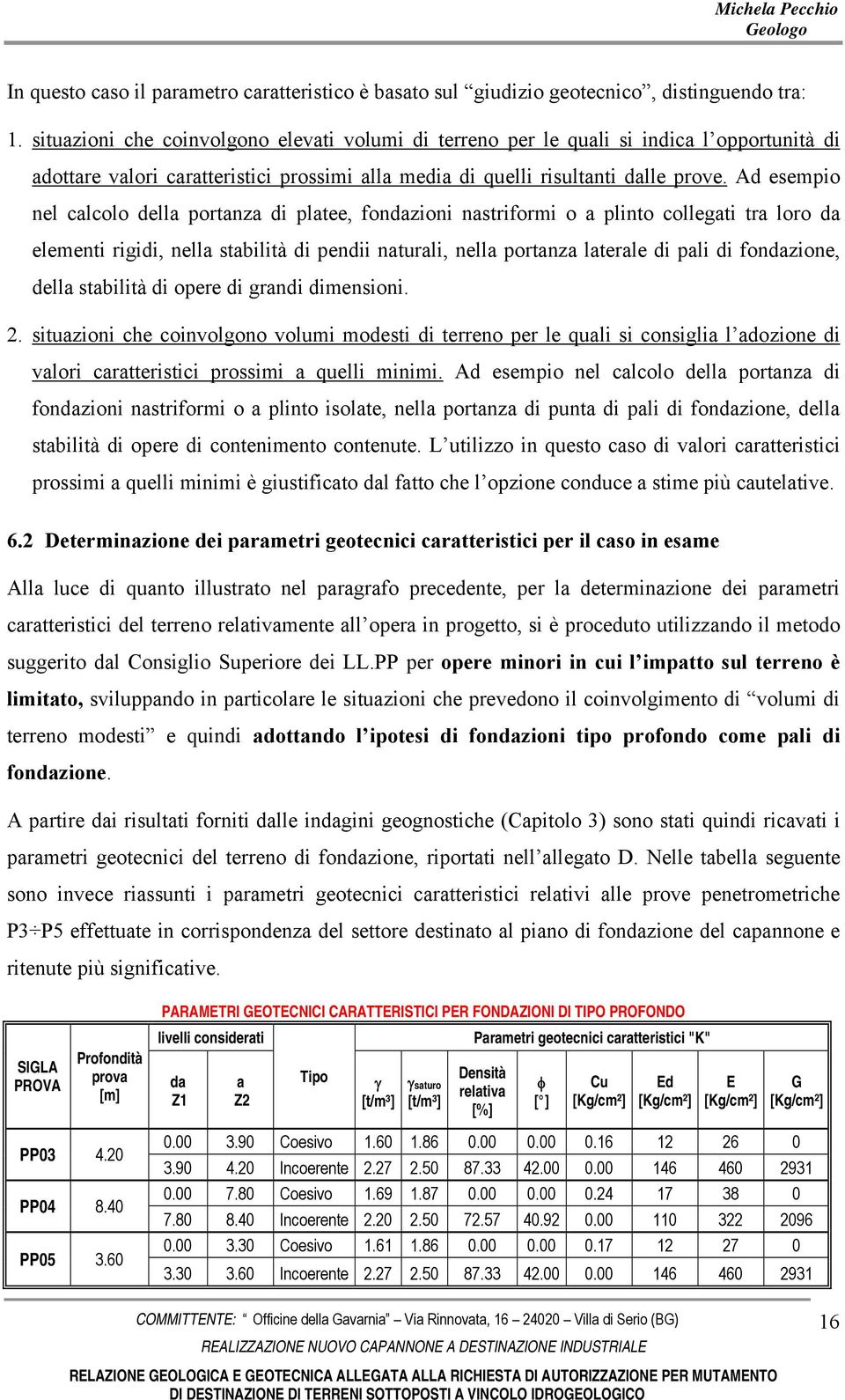 Ad esempio nel calcolo della portanza di platee, fondazioni nastriformi o a plinto collegati tra loro da elementi rigidi, nella stabilità di pendii naturali, nella portanza laterale di pali di