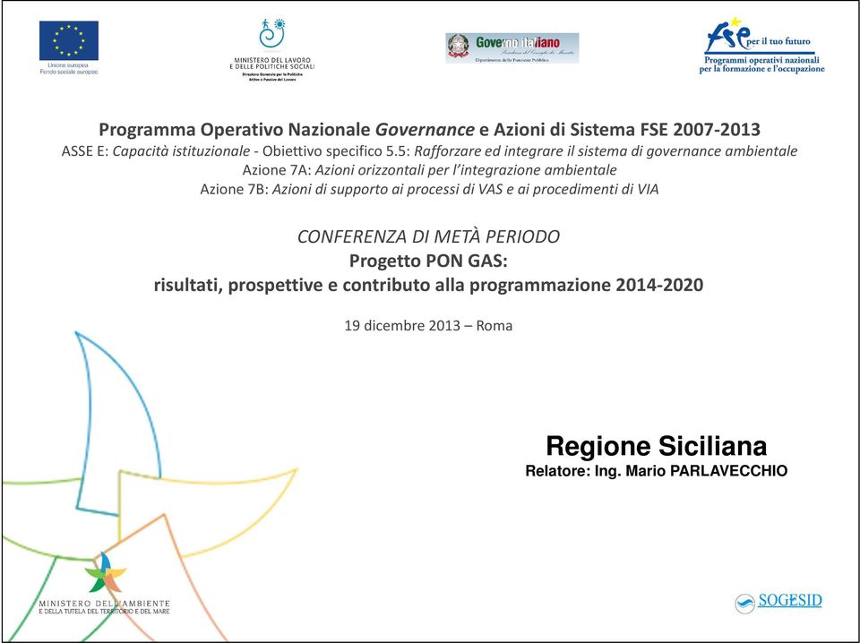 prospettive e contributo alla programmazione 2014-2020 19