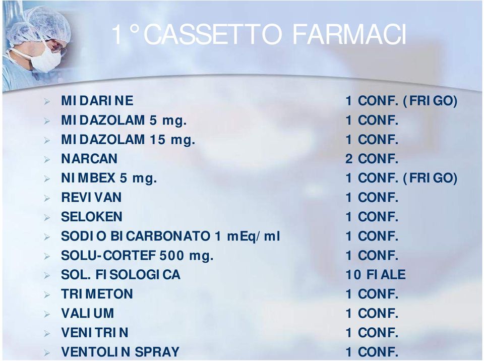 SELOKEN 1 CONF. SODIO BICARBONATO 1 meq/ml 1 CONF. SOLU