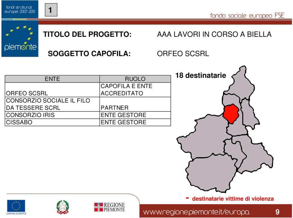 CONSORZIO IRIS CISSABO CAPOFILA E ACCREDITATO 18