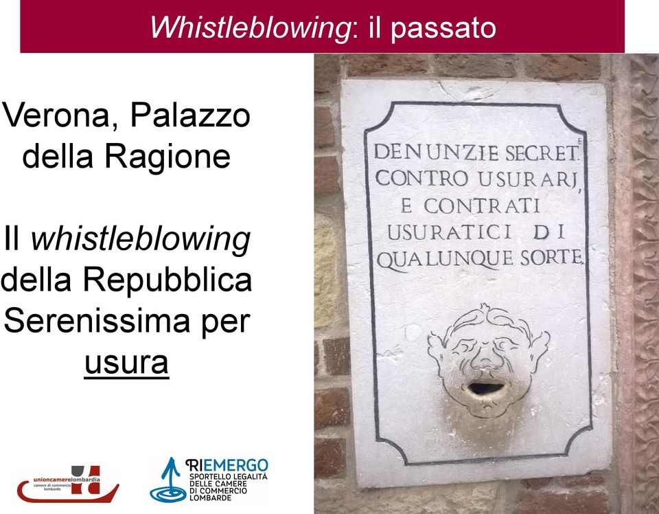 Ragione Il whistleblowing