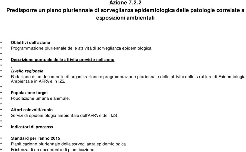 di sorveglianza epidemiologica.