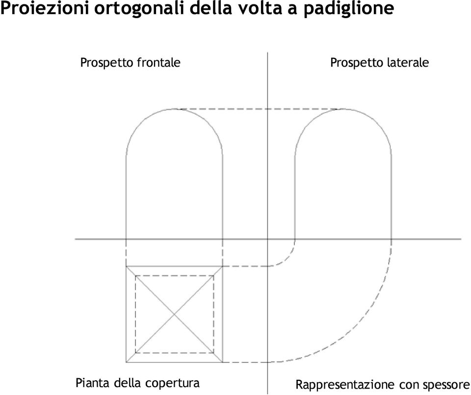 Prospetto laterale Pianta della