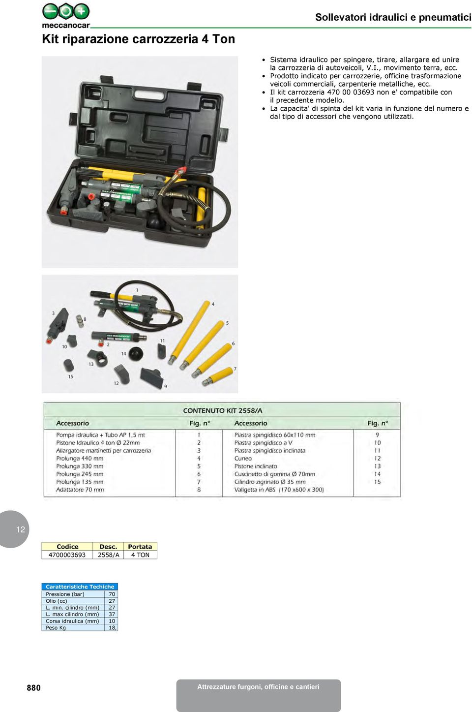 Il kit carrozzeria 470 00 03693 non e' compatibile con il precedente modello.