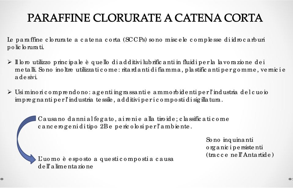 Sono inoltre utilizzati come: ritardanti di fiamma, plastificanti per gomme, vernici e adesivi.