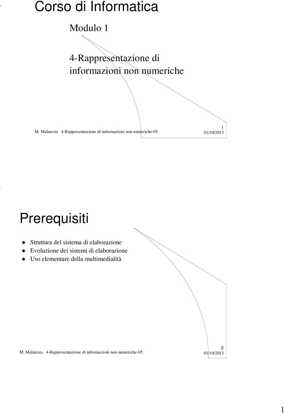 del sistema di elaborazione Evoluzione dei sistemi