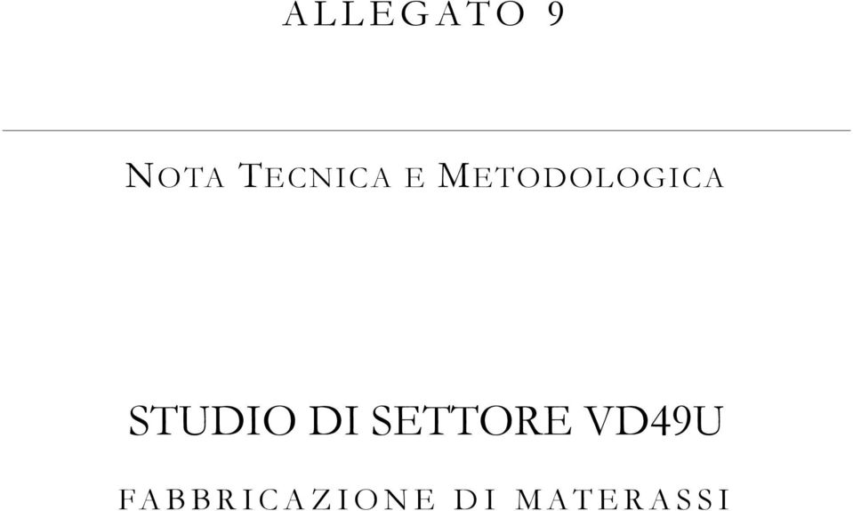 STUDIO DI SETTORE VD49U FA B