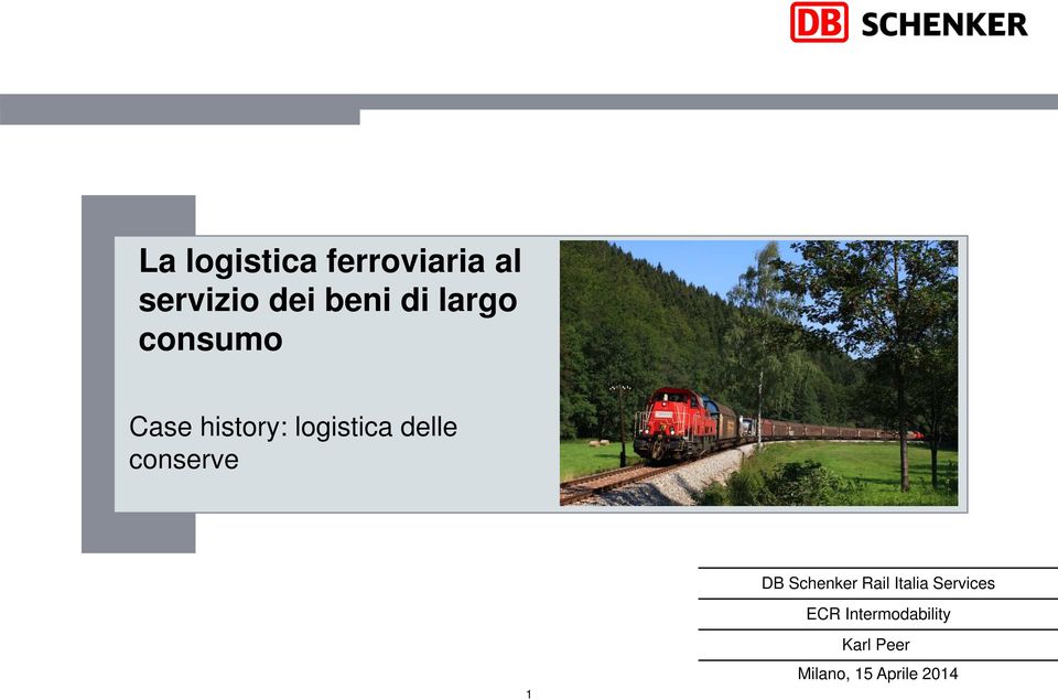 conserve DB Schenker Rail Italia Services ECR