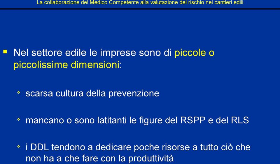 latitanti le figure del RSPP e del RLS i DDL tendono a